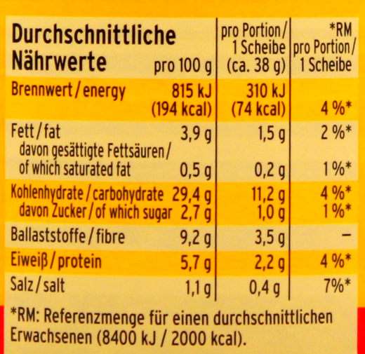 Mestemacher Sonnenblumen Vollkornbrot Dosen, 6 x 500g Dosen