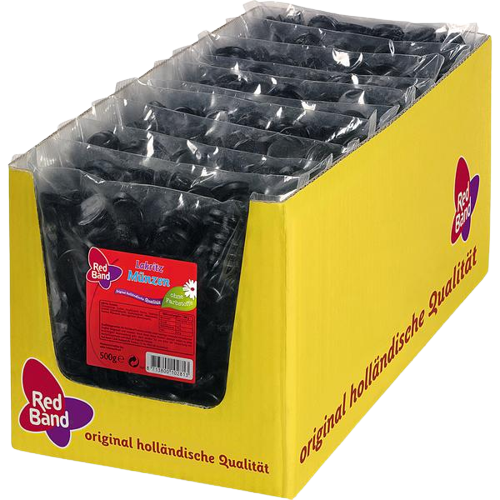 Red Band Lakritz Münzen 12 x 500g Tüten