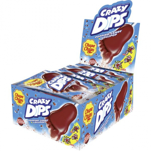 Chupa Chups Crazy Dips Cola 24 x 14g Packungen