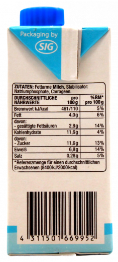Gut & Günstig Kondensmilch 4%, 16 x 340g Packungen