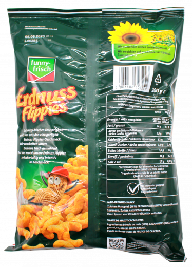 funny-frisch Erdnuss Flippies 5 x 200g Tüten