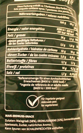 funny-frisch Erdnuss Flippies 5 x 200g Tüten