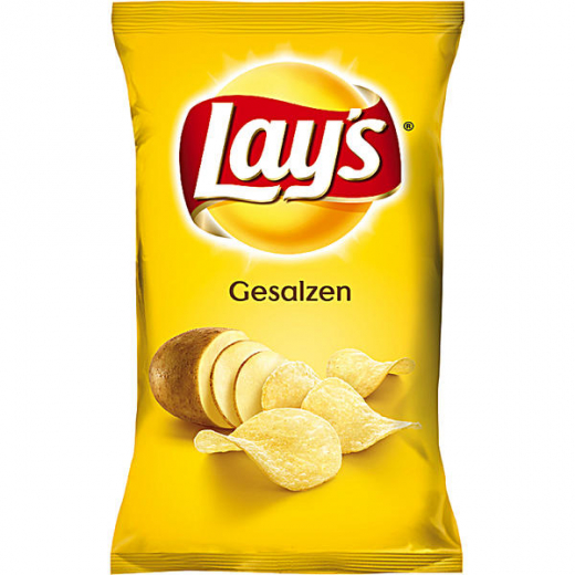 Lays Gesalzen, 9 x 150g Tüten
