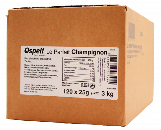 Le Parfait Champignon Brotaufstrich, 120 x 25g Packungen