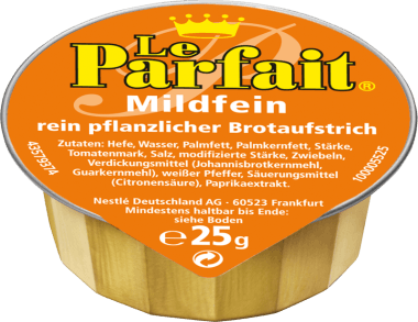 Le Parfait Mildfein Brotaufstrich, 120 x 25g Packungen