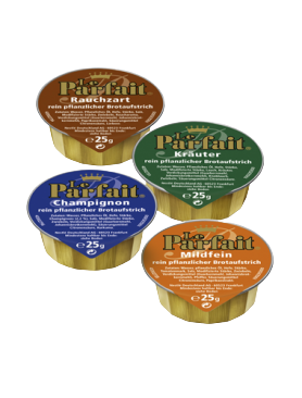 Le Parfait sortiert 4 Sorten Brotaufstrich 120 x 25g Packungen