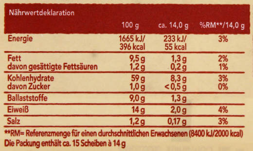 Wasa Knäckebrot Sesam & Vollkorn 6 x 200g Packungen