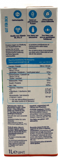 Alpro Sojadrink ungesüsst, 8 x 1000 ml Packungen