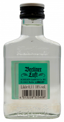 Berliner Luft 18% vol. Klarer Pfefferminzlikör, 12 x 100ml Flaschen