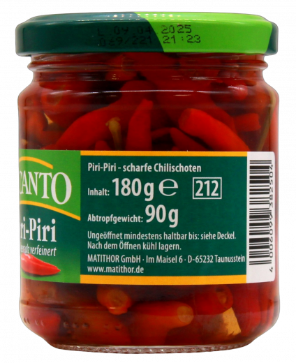 Picanto Piri-Piri, 6 x 90g Gläser