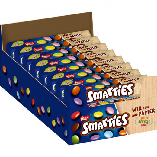 Nestlé Smarties Hexagon Rolle 24 x 38g Rollen