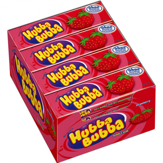 Hubba Bubba Strawberry 20 x 5er Packungen