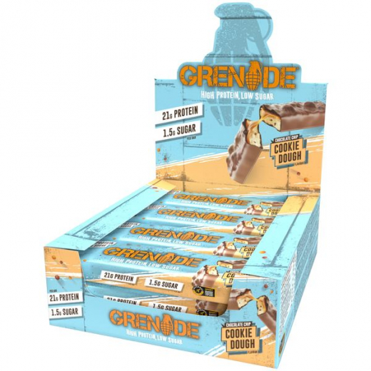 Grenade Cookie Dough Proteinriegel, 12 x 60g Riegel