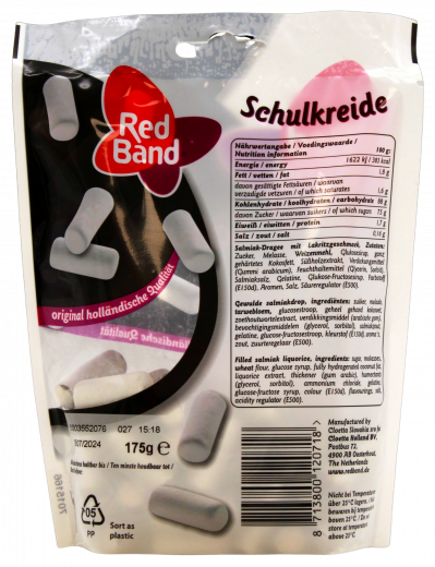 Red Band Schulkreide 12 x 175g Tüten