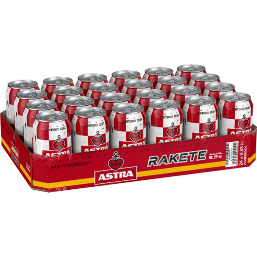 Astra Rakete 5,9% vol., 24 x 330ml Dosen EINWEG