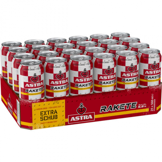 Astra Rakete XL 5,9% vol., 24 x 568ml Dosen EINWEG