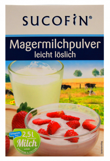 Sucofin Magermilchpulver 3 x 250g Packungen