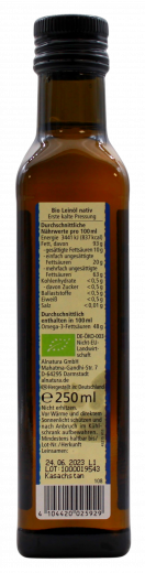 Alnatura Leinöl nativ, 3 x 250ml Flaschen