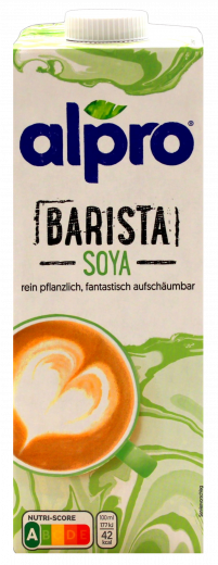 Alpro Sojadrink Barista, 8 x 1000 ml Packungen