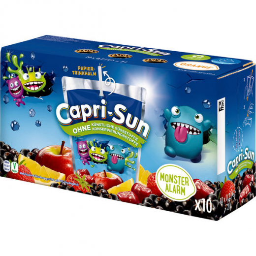Capri-Sun Monster Alarm, 40 x 200ml Trinkpäckchen