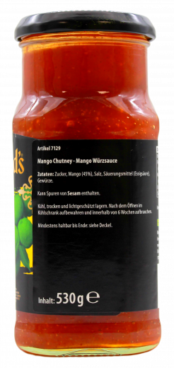 Sharwood's Mango Chutney, 3 x 530g Gläser