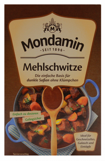 Mondamin Mehlschwitze dunkel, 8 x 250g Schachteln