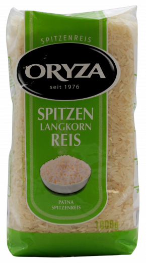 Oryza Spitzen-Langkorn Reis, 5 x 1000g Packungen