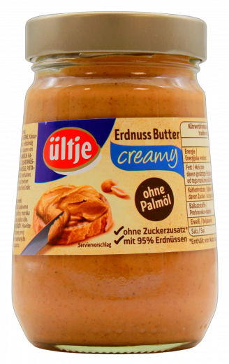 ültje Erdnussbutter creamy 3 x 340g Gläser