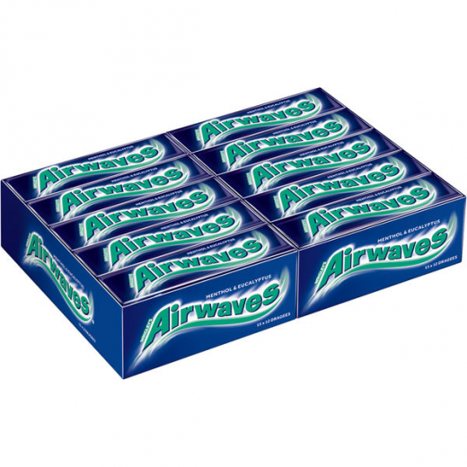 Wrigley's Airwaves Menthol & Eucalyptus 30 x 12er Packungen