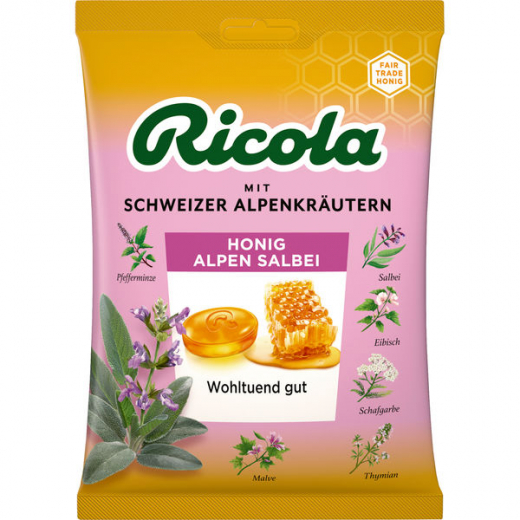 Ricola Honig Alpen Salbei 18 x 75g Tüten