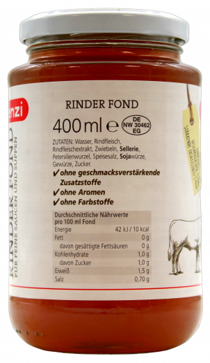 Menzi Rinder Found 3 x 400ml Gläser