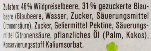 Wolfram Berge Wildpreiselbeeren Sauce 3 x 215g Gläser