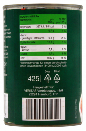 Delta Gebackene Bohnen in Tomatensauce 6 x 400g Dosen