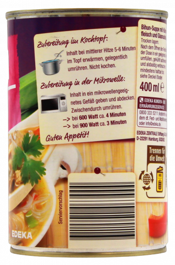 Gut & Günstig Bihunsuppe 6 x 400ml Dosen