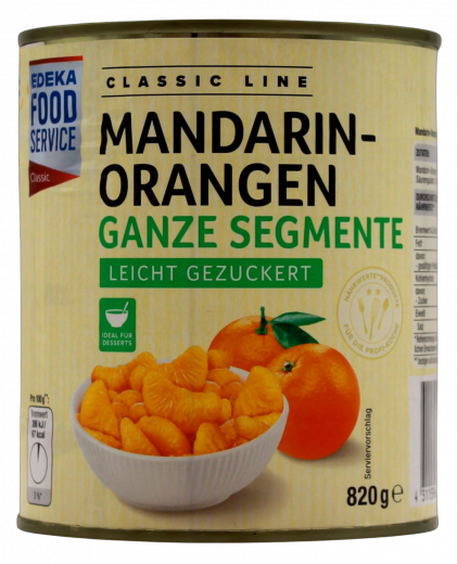 Edeka Mandarin-Orangen 6 x 480g Dosen