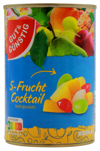 Gut & Günstig Fruitcocktail 6 x 250g Dosen
