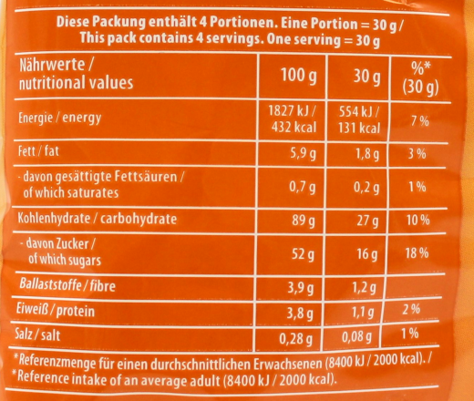 Chio Popcorn Toffee Karamell 6 x 120g Tüten