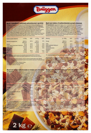 Brüggen Schoko Müsli, 1 x 2000g Packungen