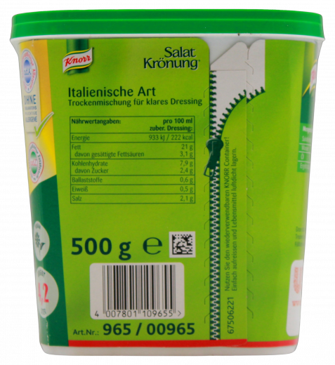 Knorr Salatkrönung Italienische Art 1 x 500g Becher