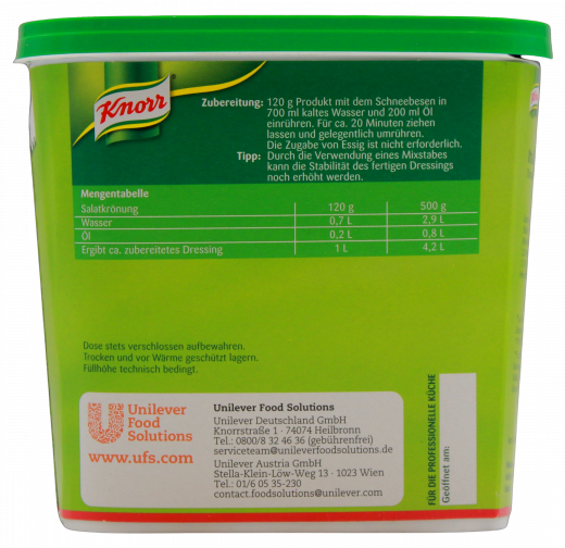Knorr Salatkrönung Italienische Art 1 x 500g Becher