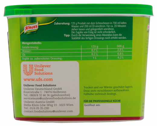 Knorr Salatkrönung Französische Art, 1 x 500g Becher