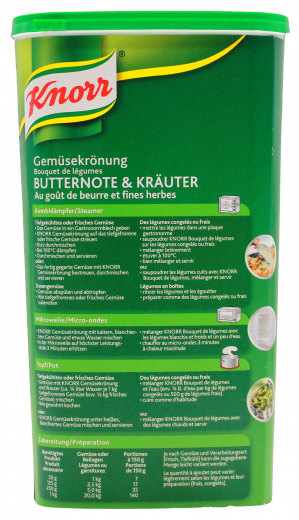 Knorr Gemüsekrönung Butternote & Kräuter 1000g Packung