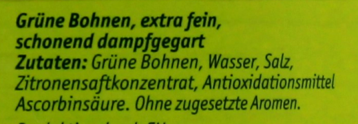 Bonduelle Grüne Bohnen dampfgegart 6 x 220g Dosen