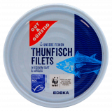 Gut & Günstig Thunfischfilets in eigenen Saft 12 x 150g Dosen