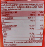 Edeka Feines Frucht-Mousse Erdbeer 5 x 300g Gläser