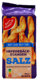 Gut & Günstig Gebäckstangen Salz, 6 x 150g Packungen