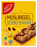 Gut & Günstig Müsliriegel Schoko-Banane 9 x 200g Packungen