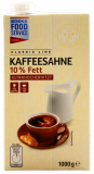 Edeka Food Service Kaffeesahne 10%, 6 x 1000g Packungen