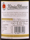 König Pilsener 4.9% vol. 24 x 330ml Flaschen MEHRWEG
