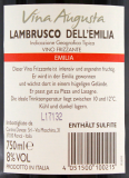 Vina Augusta Lambrusco Emilia Rotwein lieblich IGT 8% vol., 6 x 750ml Flasche